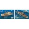 Vandenberg Bow in Key West, Florida (8.5 x 5.5 Inches) (21.6 x 15cm) - New Art to Media Underwater Waterproof 3D Dive Site Map