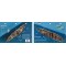 Texas Clipper in Texas (8.5 x 5.5 Inches) (21.6 x 15cm) - New Art to Media Underwater Waterproof 3D Dive Site Map