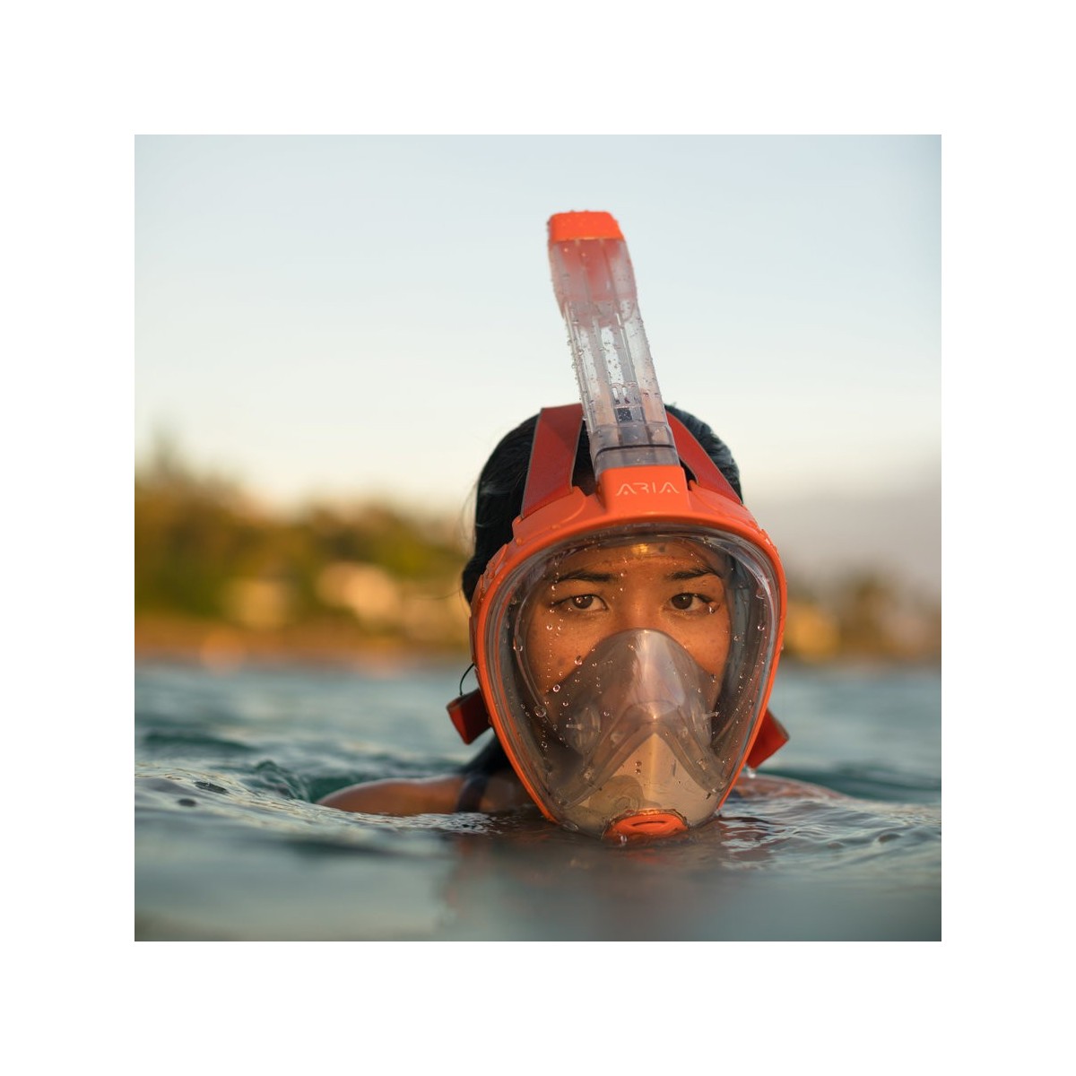 Ocean Reef Aria Orange Snorkel Mask
